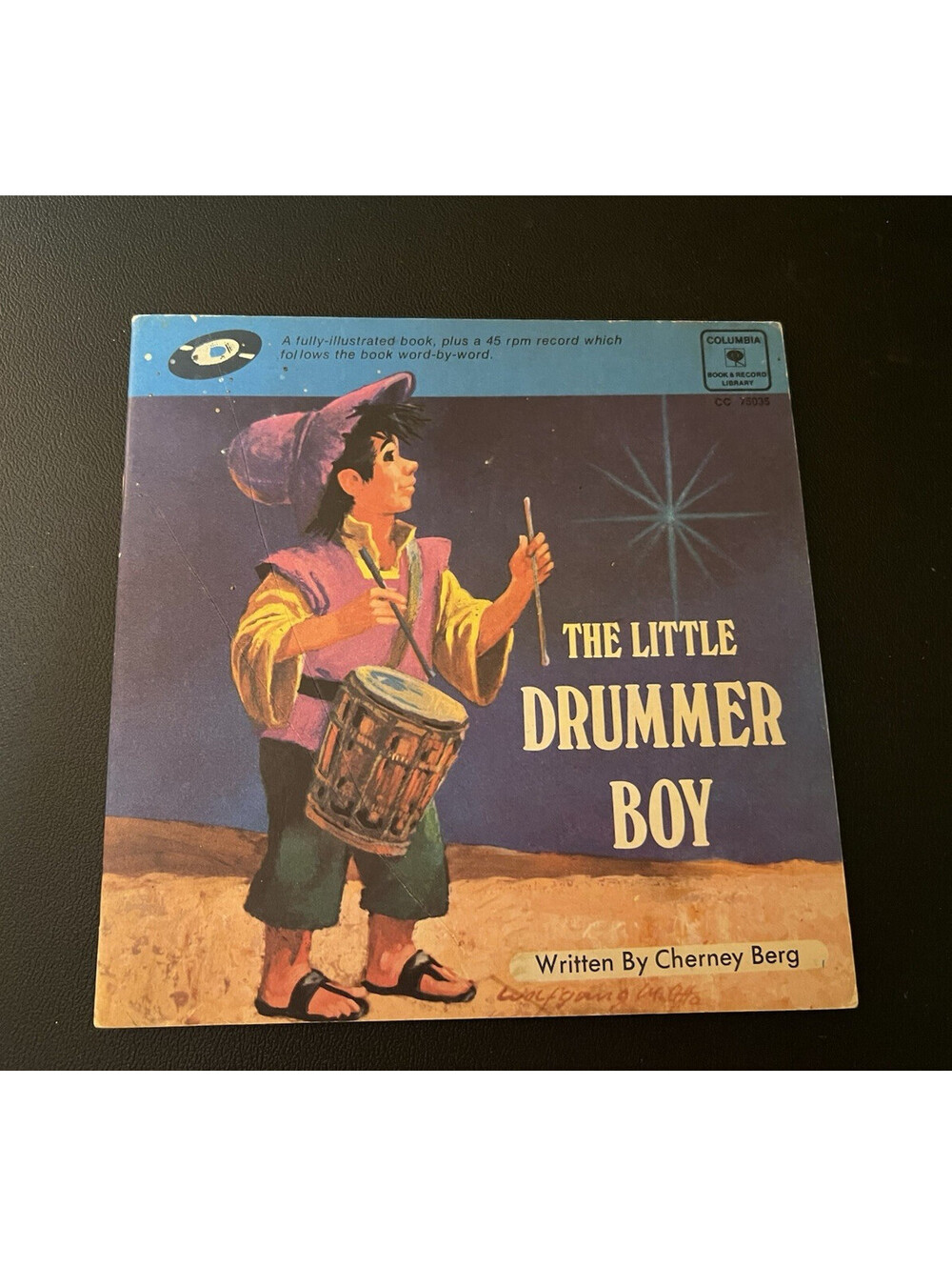 Vintage 1969 The Little Drummer Boy listen and read Book NO RECORD